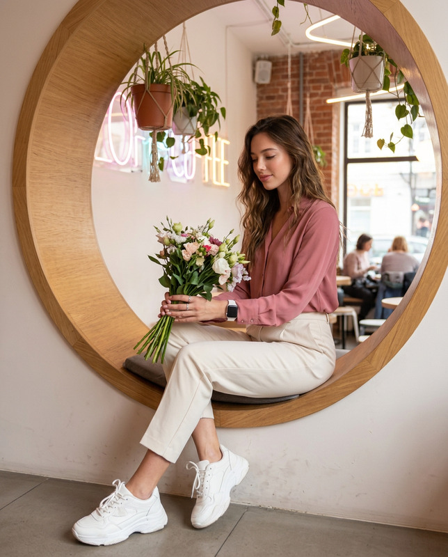 The Circular Cafe Window