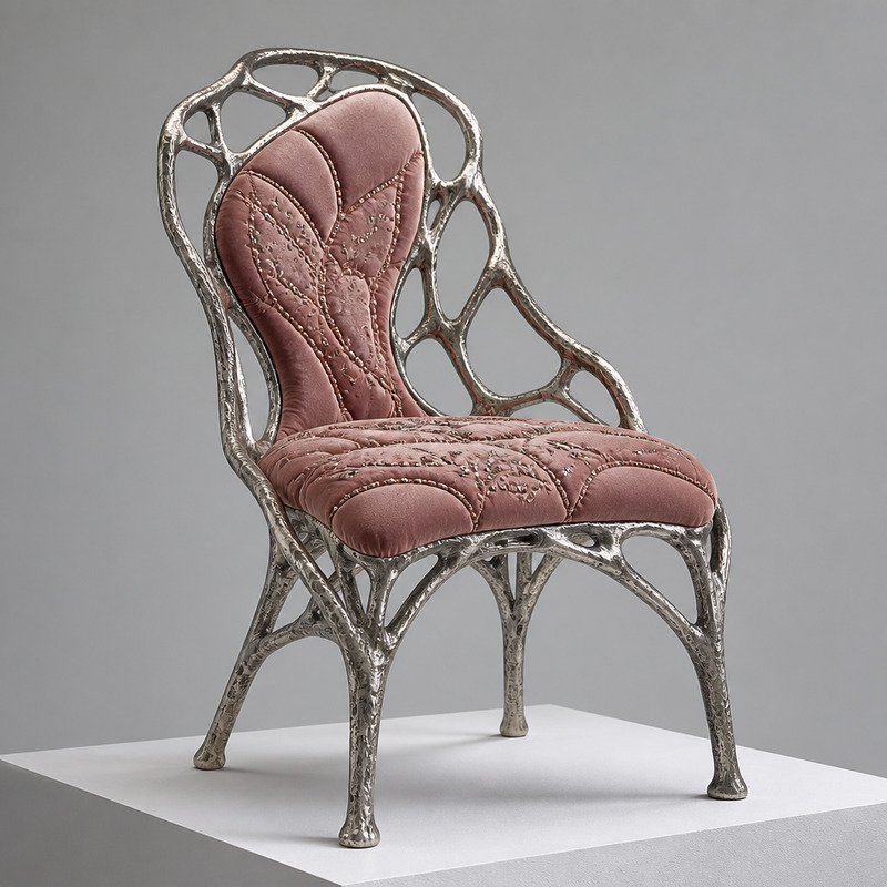 Intriguing sculptural chair