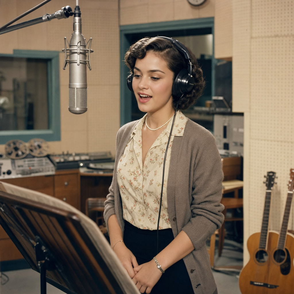 1950s recording studio
