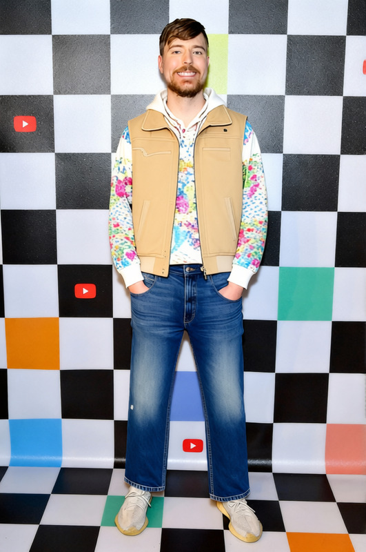 Kai Cenat Streamer Casual Streetwear Outfit