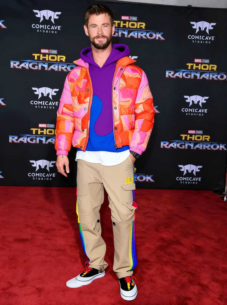 A Ap Ferg Colorful Bomber Jacket With Kackies