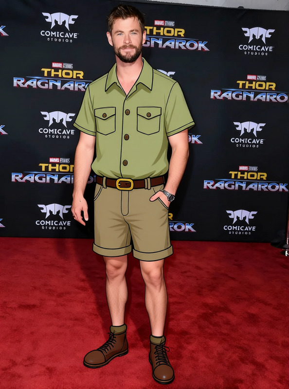 Nigel Thornberry Khaki Safari Outfit