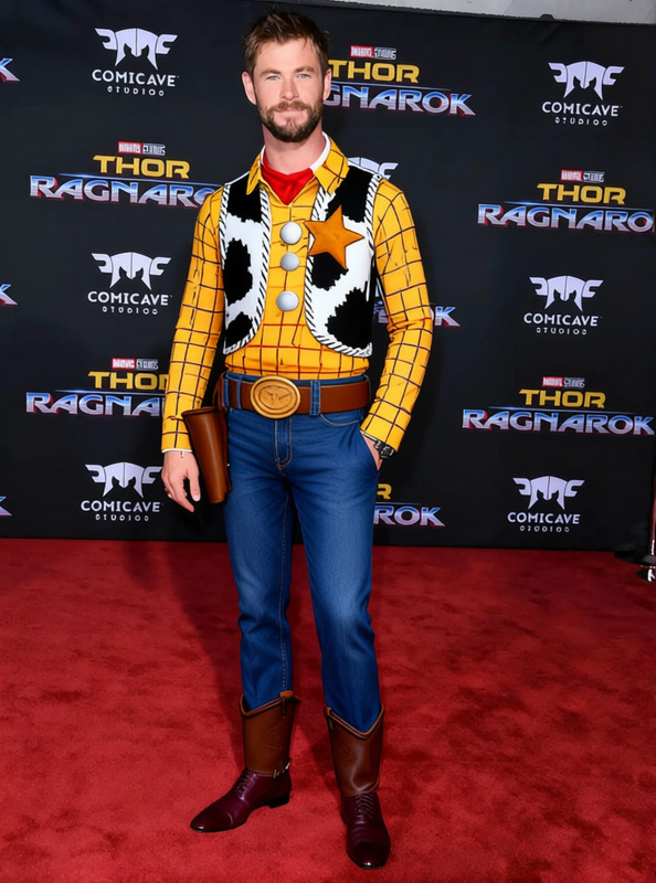Woody Plaid Shirt With Cow Print Vest And Cowboy Hat 2