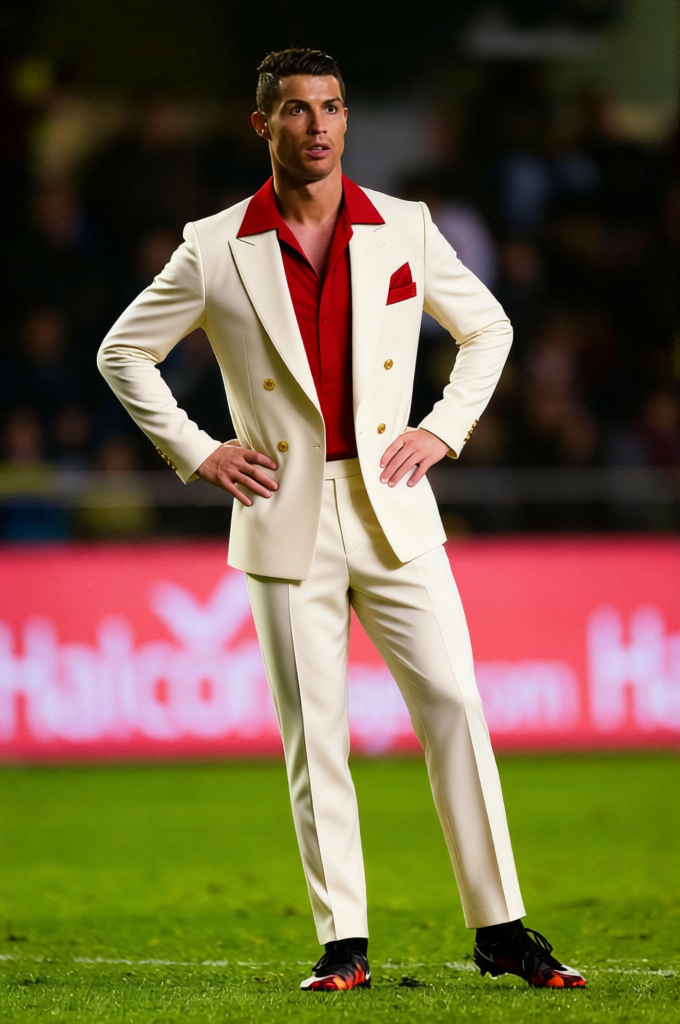 Al Pacino Scarface White Suit With Red Shirt 2
