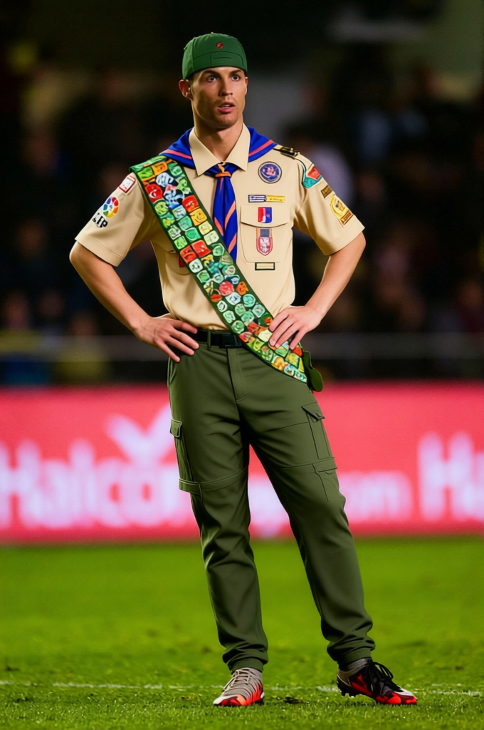 Boy Scout Uniform With Sash