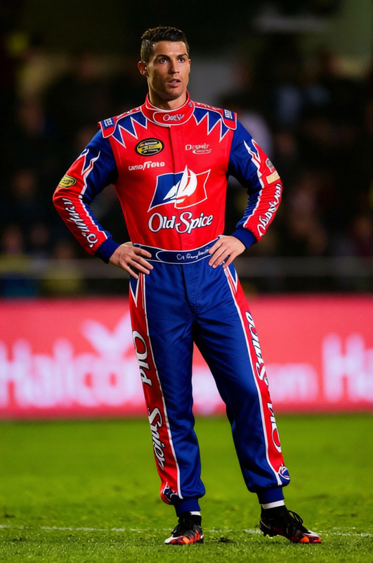 Cal Naughton Jr Old Spice Nascar Racing Suit