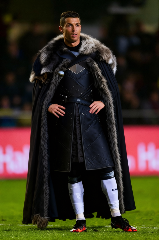 Jon Snow Night_s Watch Black Cloak With Fur Collar 2