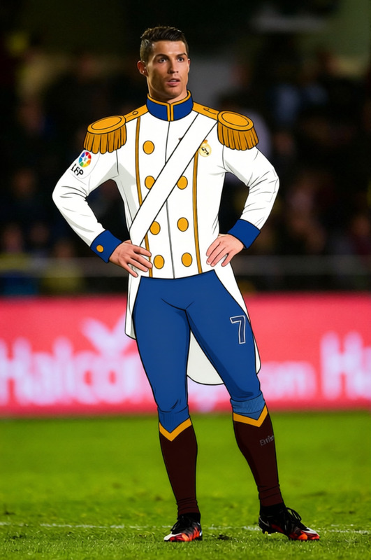 Prince Eric White Naval Uniform
