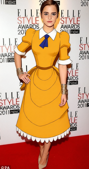 Jane Porter Yellow Safari Dress
