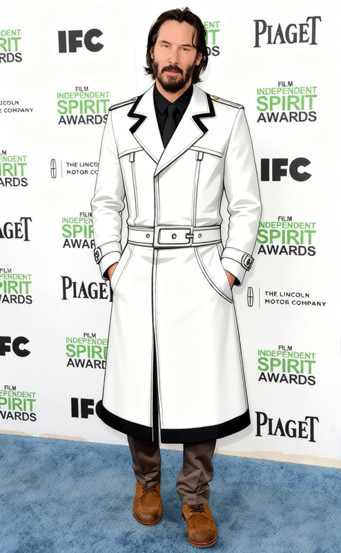 Ken Kaneki White Outfit White Button Up With Black Pants
