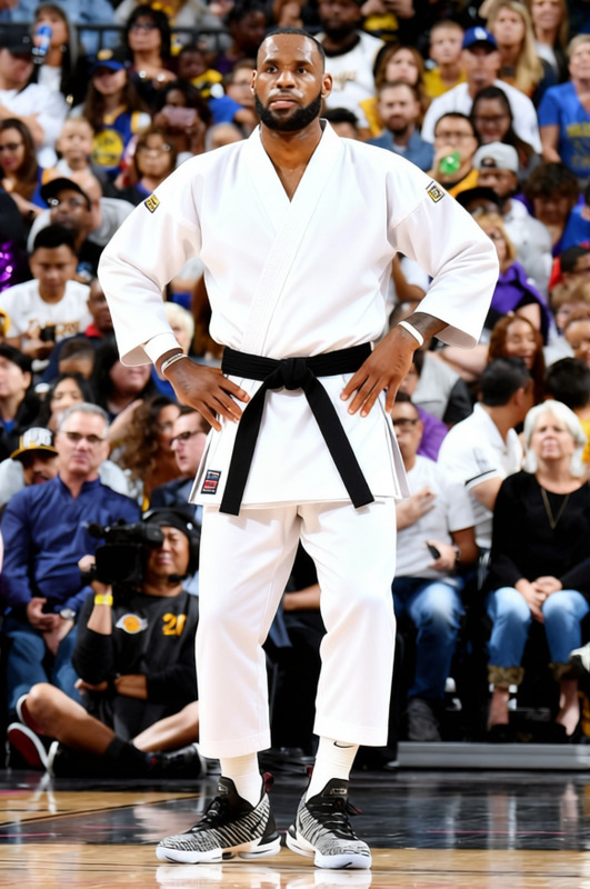 Daniel Larusso White Karate Gi With Lotus Headband 2