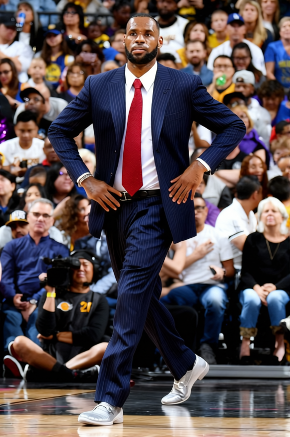 Jordan Belfort Double Breasted Pinstripe Suit