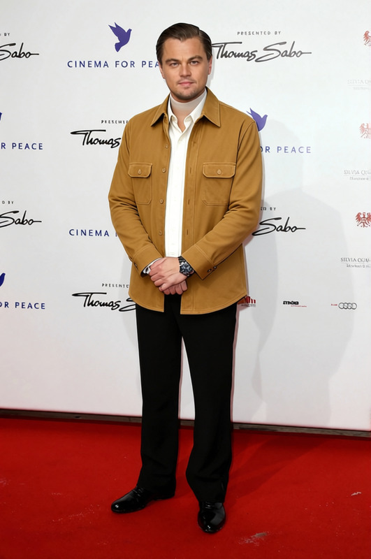 Retro 70s Corduroy Jacket With Wide Collar Shirt
