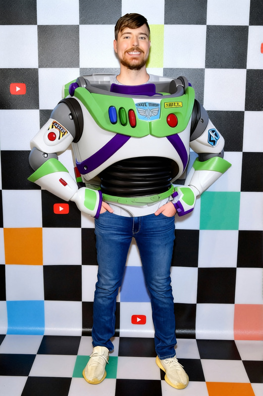 Buzz Lightyear White And Green Space Ranger Suit 2