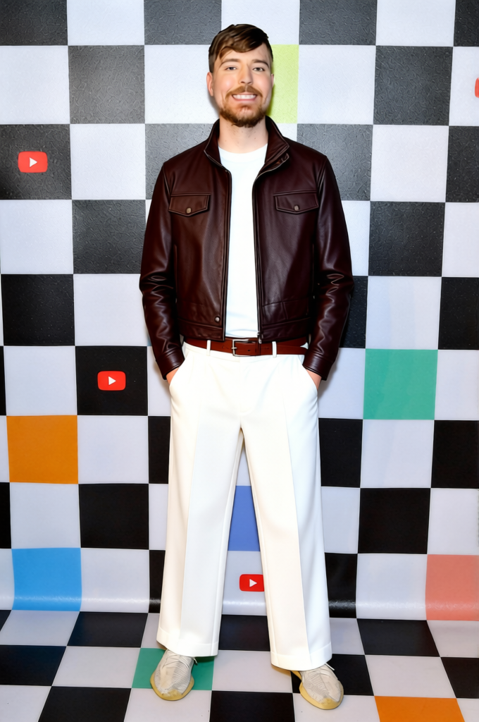 Oscar Isaac Casual Leather Jacket With Jeans