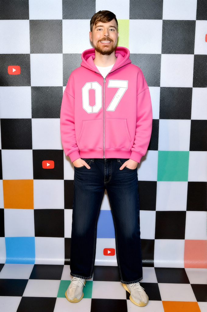 Y2k Pink Zip Up Hoodie With Grey Pants