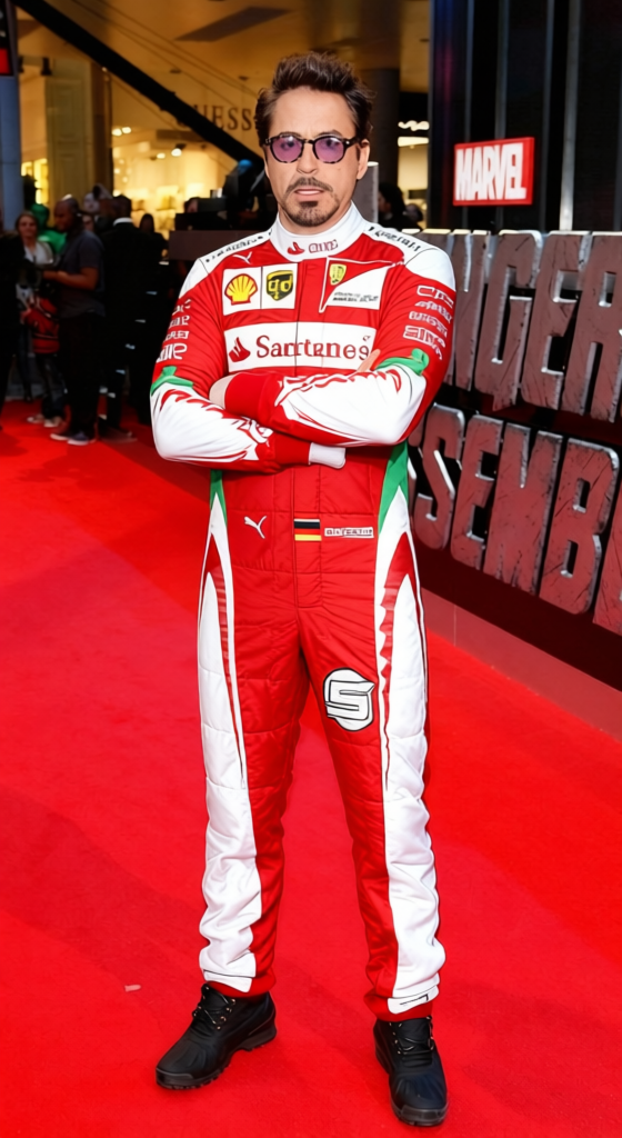 Formula 1 Racing Suit Red And White Ferrari Race Suit