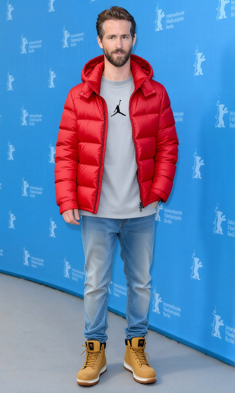 Drake Hotline Bling Red Puffer Jacket 2