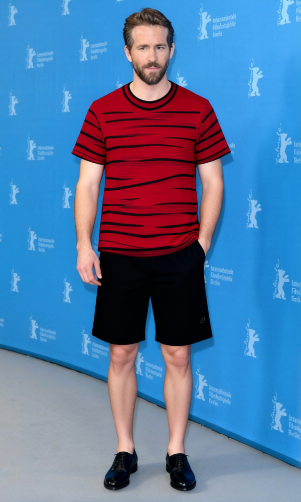 Linus Red Striped Shirt With Blanket