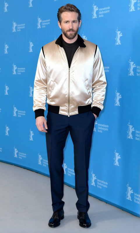 Ryan Gosling Drive Silver Scorpion Bomber Jacket