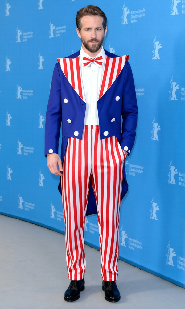 Uncle Sam Stars And Stripes Tailcoat With Top Hat