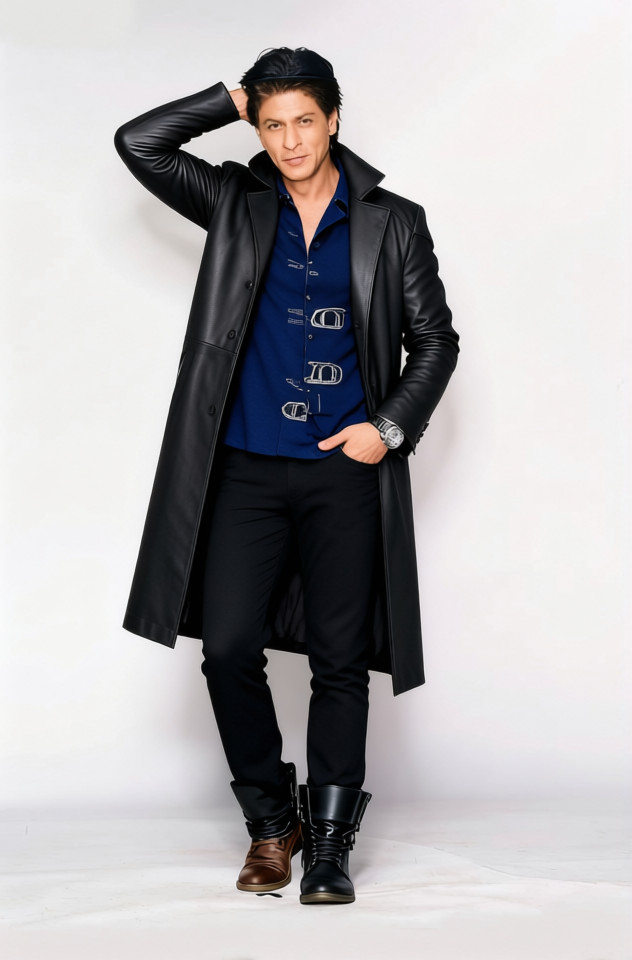 Billy Butcher Black Trench Coat Over Hawaiian Shirt 2