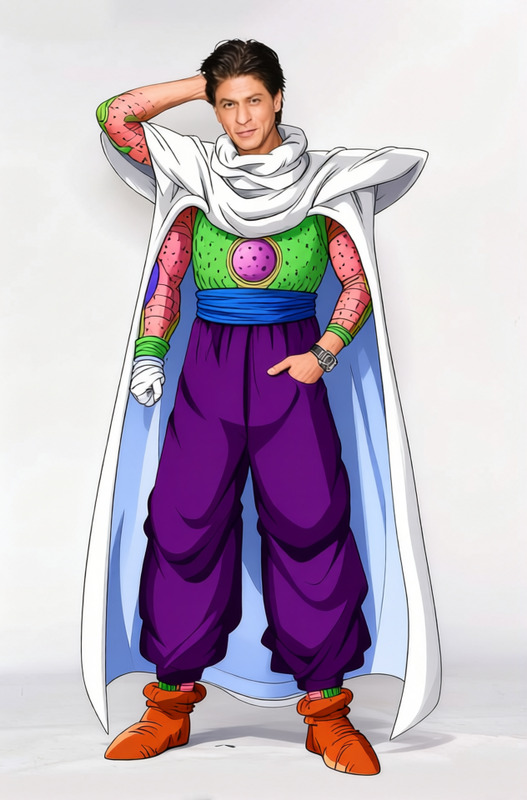 Piccolo Purple Gi With White Cape And Turban 2