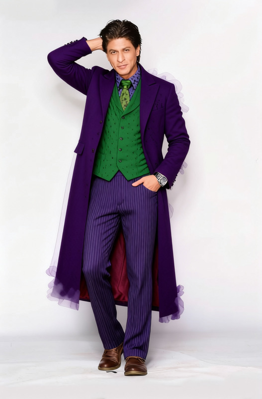 The Joker Purple Velvet Coat Green Vest Heath Ledger 2