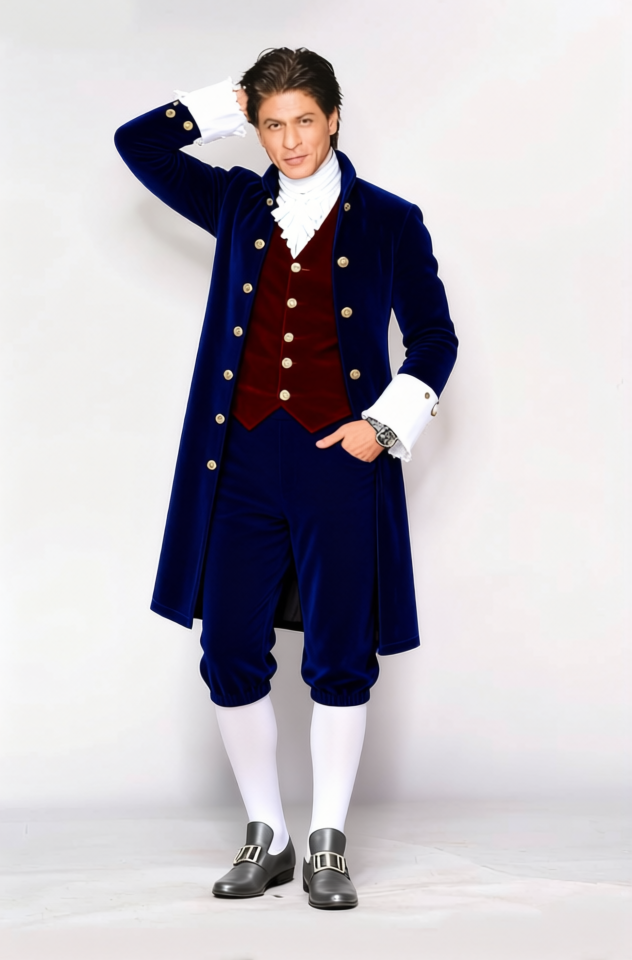 Thomas Jefferson Colonial Waistcoat With Cravat