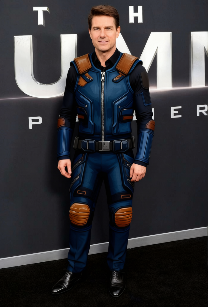 Rocket Raccoon Blue And Orange Guardians Flight Suit 2
