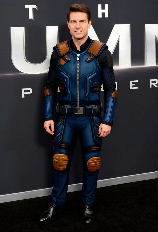 Rocket Raccoon Blue And Orange Guardians Flight Suit 2