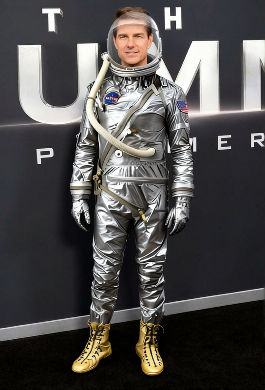 The Right Stuff Pilot Silver Mercury Spacesuit