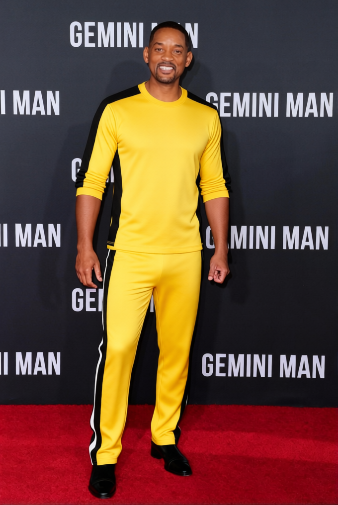 Bruce Lee Yellow And Black Tracksuit 2