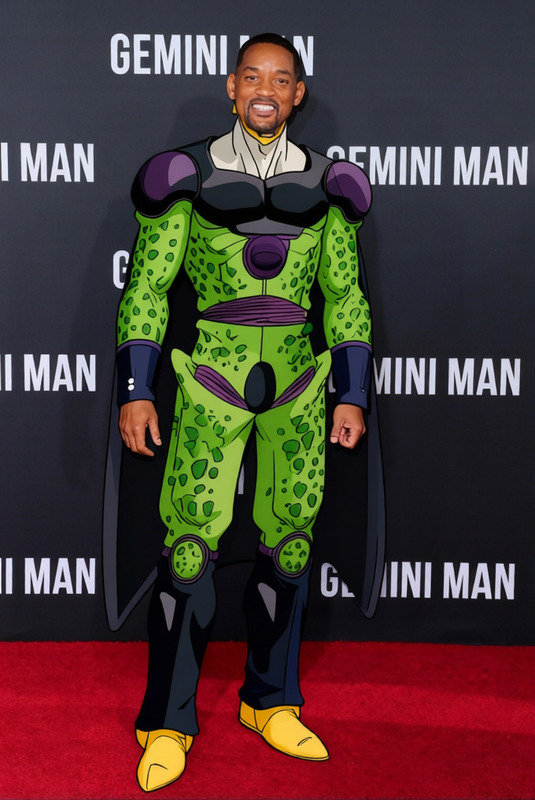 Cell Green And Black Bio Armor With Wings 2