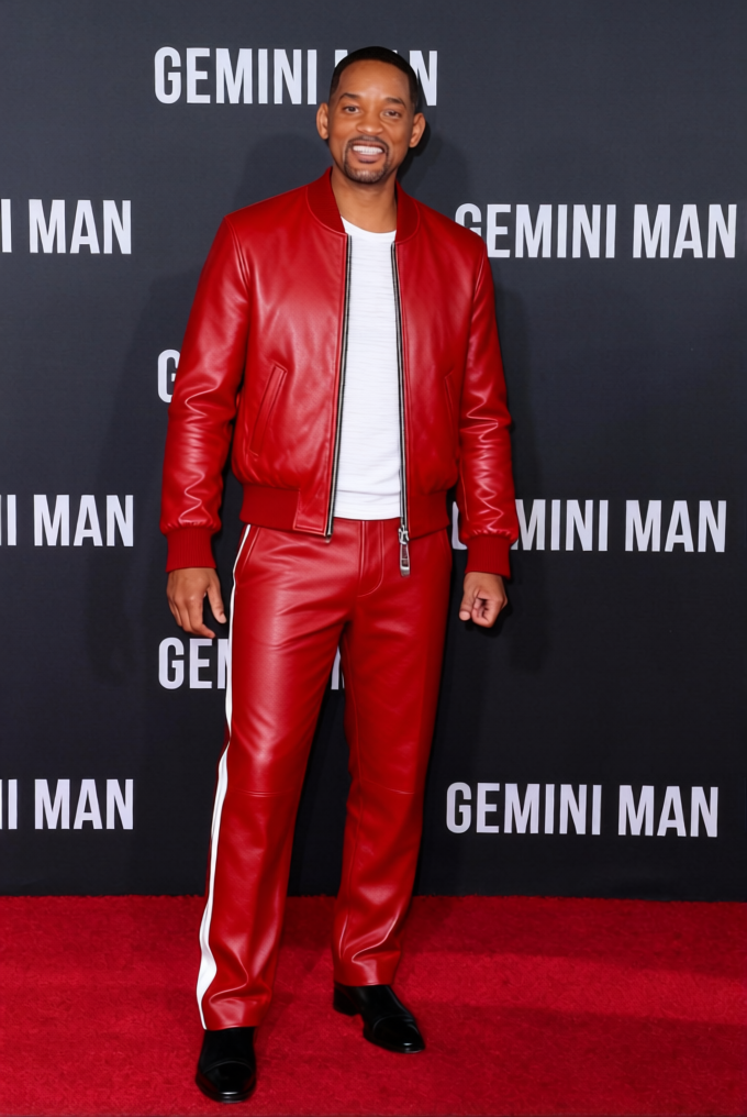 Pharrell Williams Red Tracksuit