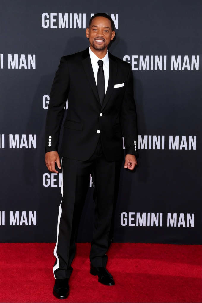 Will Smith Mib Casual Black Suit With Sunglasses Non Uniform Look