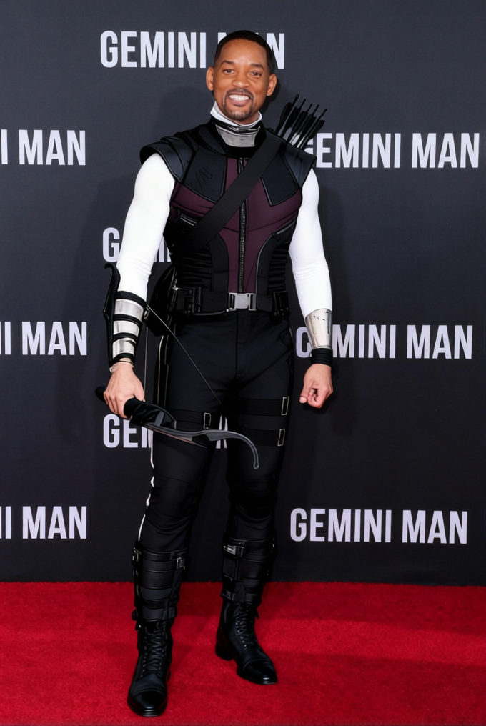 Hawkeye Purple Tactical Suit With Bow And Quiver 2