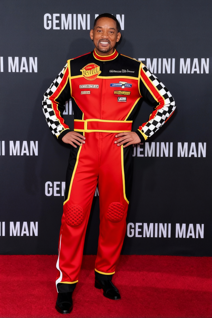 Lightning Mcqueen Pit Crew Red Racing Uniform