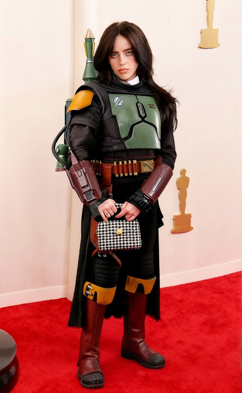 Boba Fett Green Mandalorian Armor With Jetpack