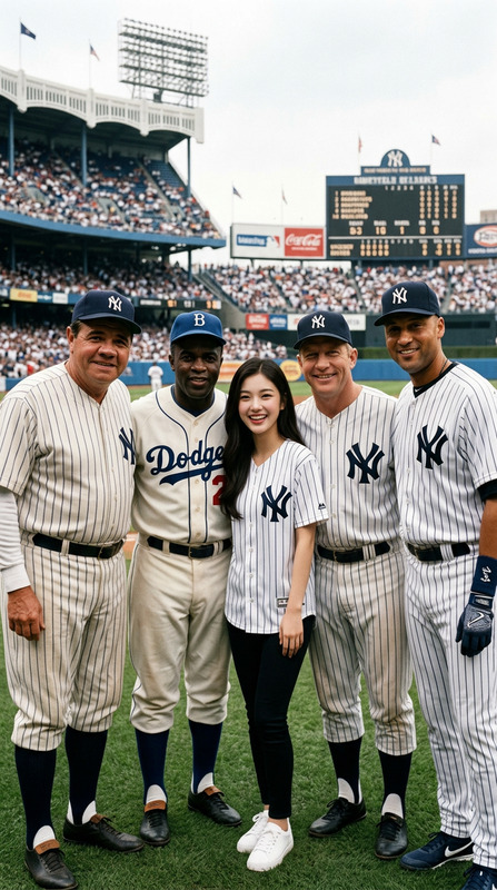 Baseball Legends Group Photo