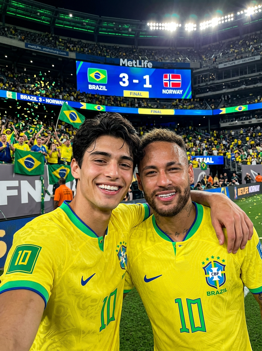 Victory Selfie with Neymar