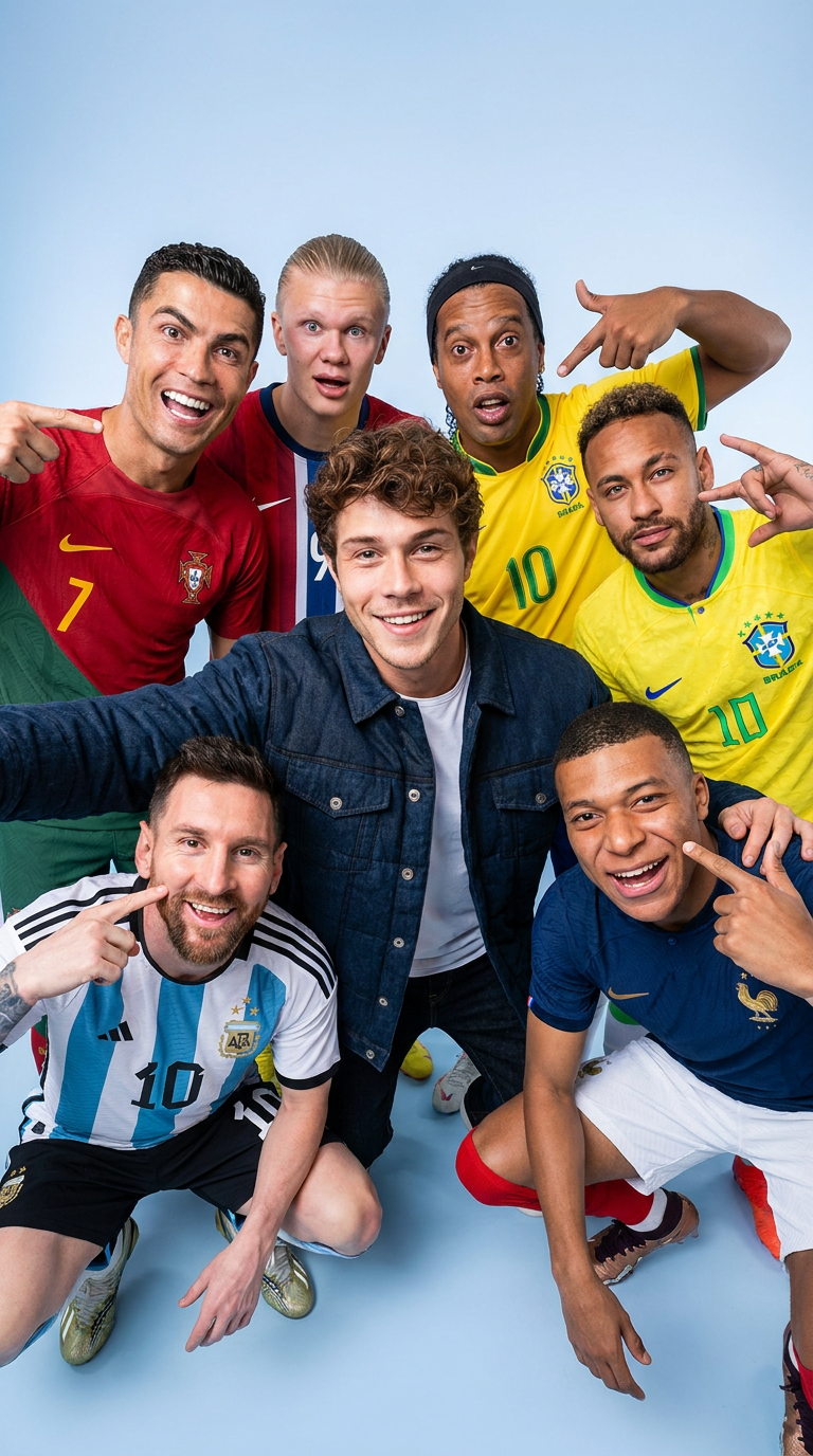 Selfie with Football Superstars