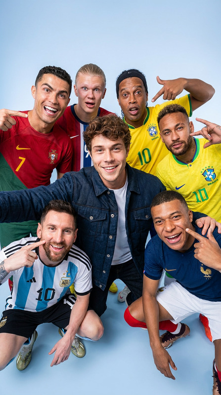 Selfie with Football Superstars