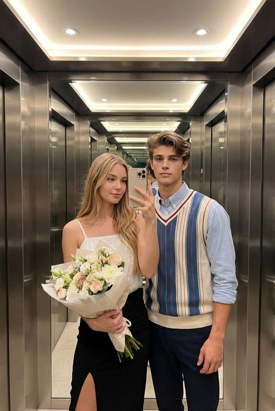 Elevator Mirror Bouquet