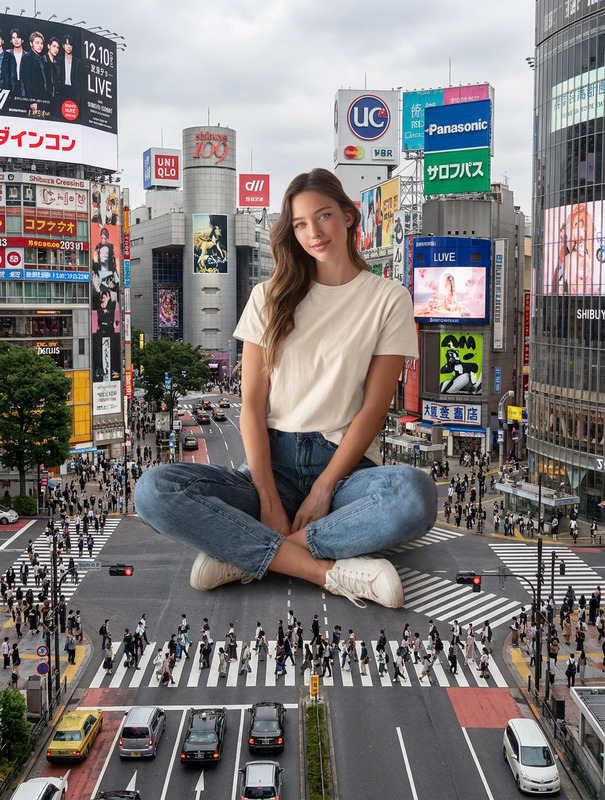 Giant in Shibuya