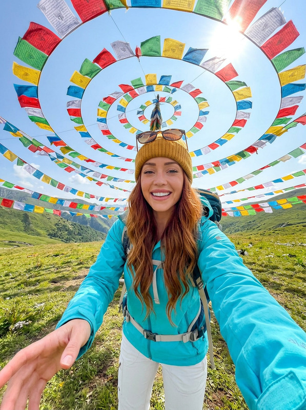 Alpine Prayer Flag