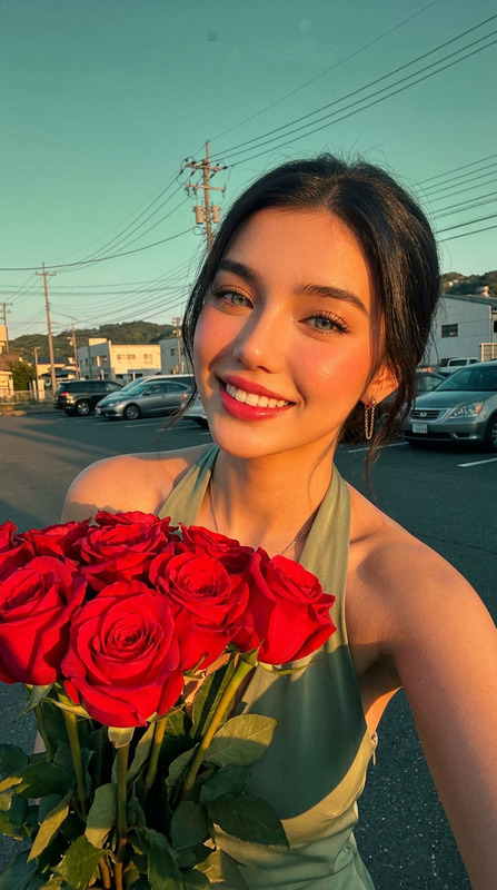 Sunset Roses Parking