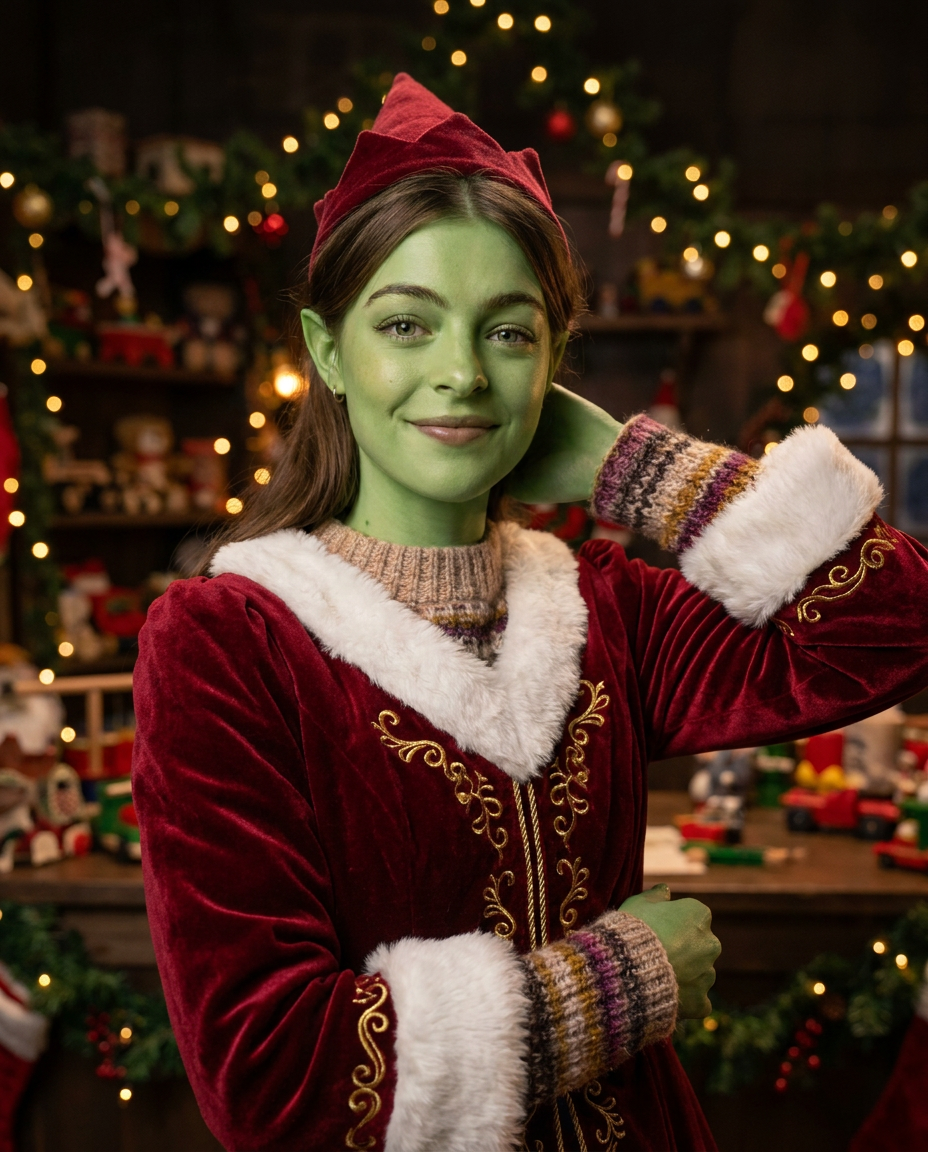 Christmas Grinch Portrait