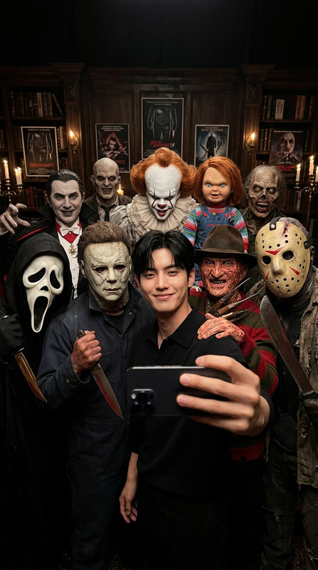 Horror Icons Selfie Gothic