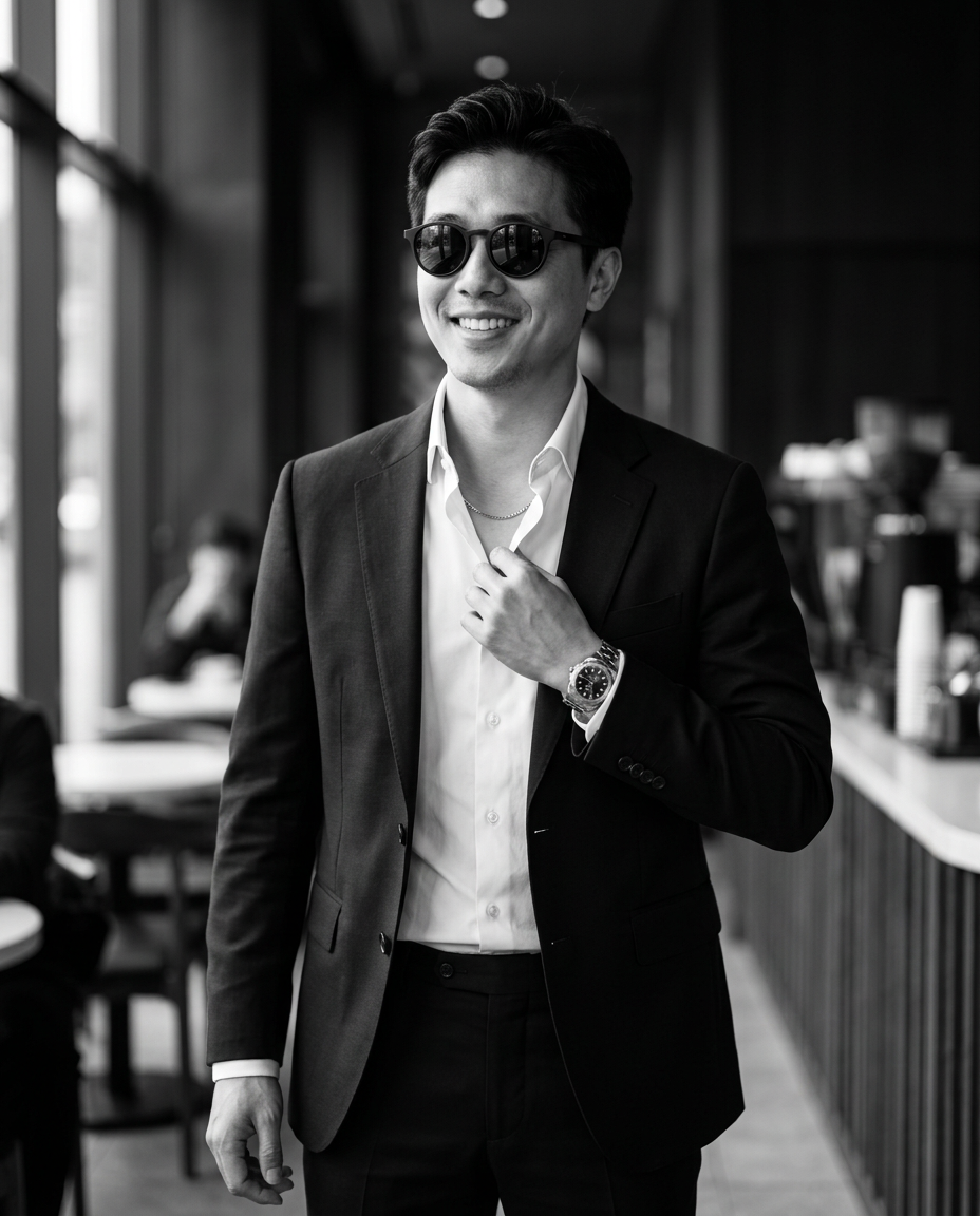 Quiet Luxury B&W Male